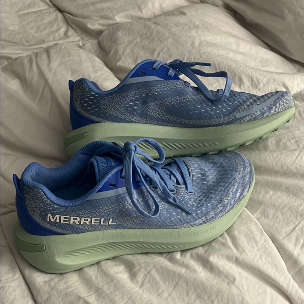 Merrell Sky Blue and Mint Sneakers